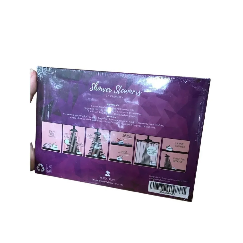 Shower Steamers by Cleverfy Six Aromatherapy Shower Bombs Essential Oils Spa
